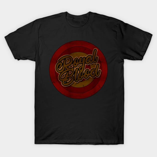 Circle Retro Royal Blood T-Shirt by Electric Tone